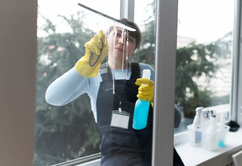 Nettoyage de vitres intérieures et extérieures à Amange